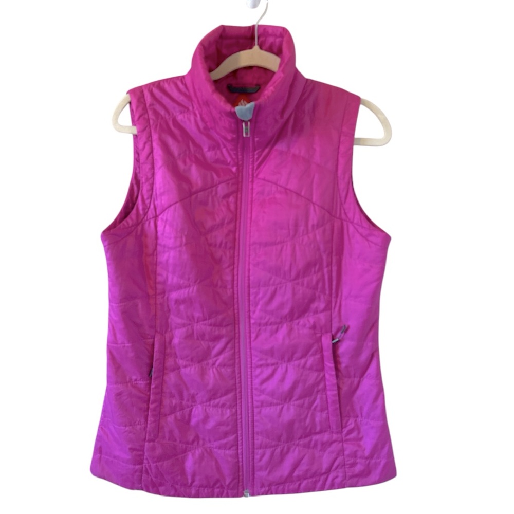 Columbia Women’s Omni Shield Advance repellency Pink Quilted Vest Outdoor layer